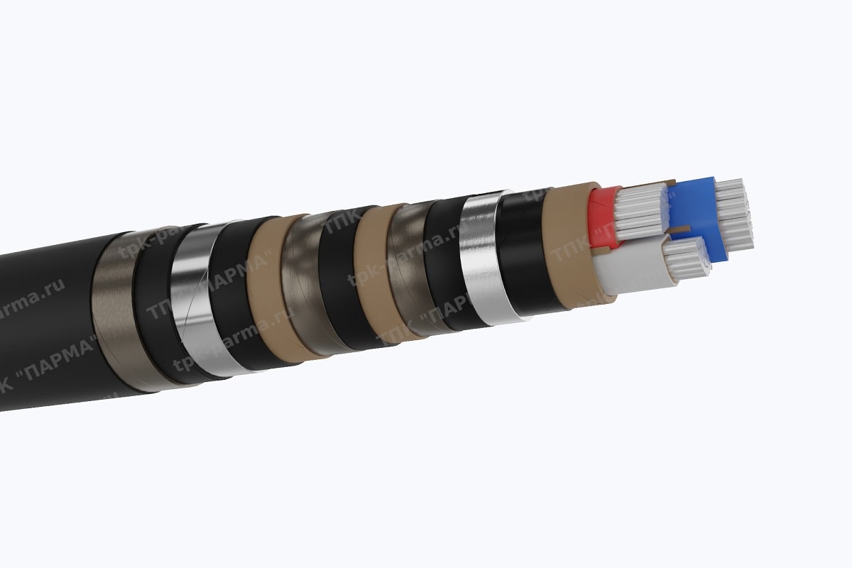 Фотография провода Кабель АСБ2лШв 3х35 - 6кВ