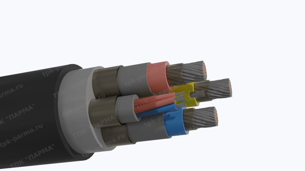 Фотография провода Кабель КГЭТШ-Т 3х95+1х10+9х2,5