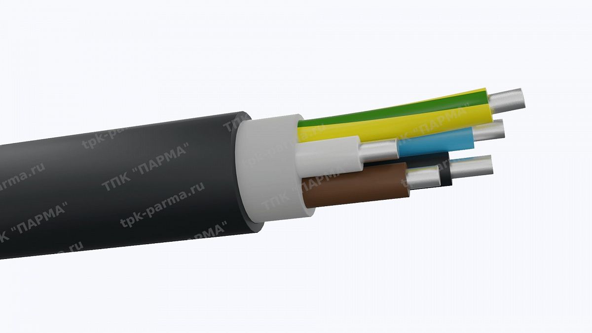 Фотография провода Кабель АВВГз 5х4 - 1кВ