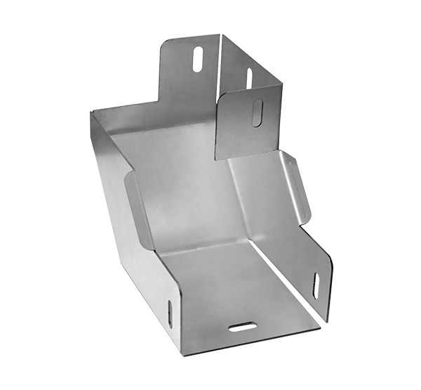 Угол вертикальный внутренний с разворотом 90' прав SYVVR600*100*1,0 R INOX