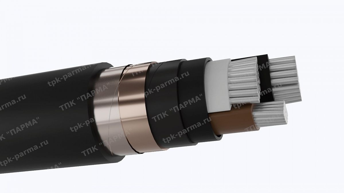 Кабель АПвВнг(A)-LS 3х240/120 - 35кВ