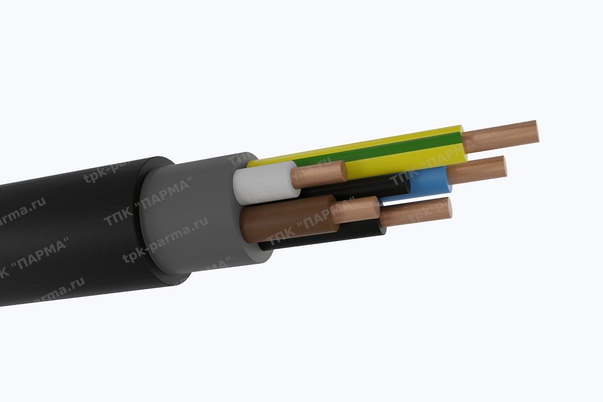 Фотография провода Кабель ВВГнг(A)-LS-ХЛ 5х6 - 1кВ