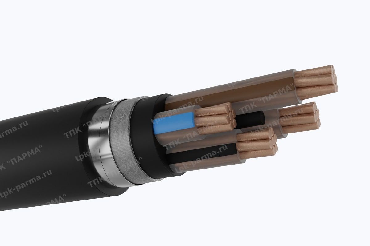 Фотография провода Кабель ПвБбШнг(A)-LS 3х16+1х10 - 1кВ
