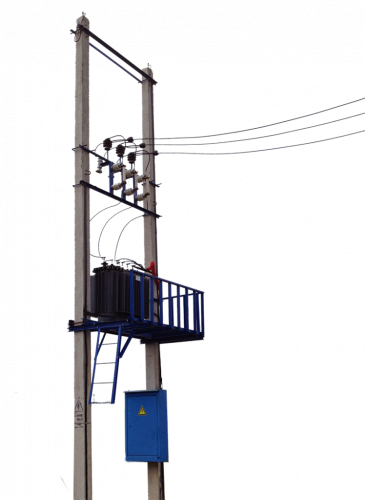 КТПс 100/10/0,4 двухстолбовая В/В