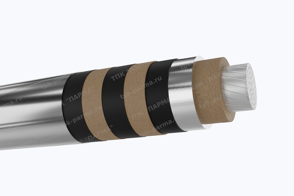 Фотография провода Кабель АСБ2лГ 1х300 - 3кВ