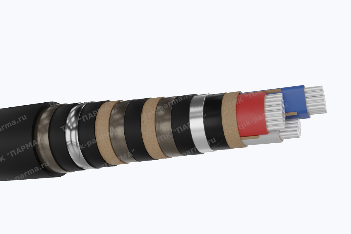 Фотография провода Кабель ААБ2лШп 3х70 - 6кВ